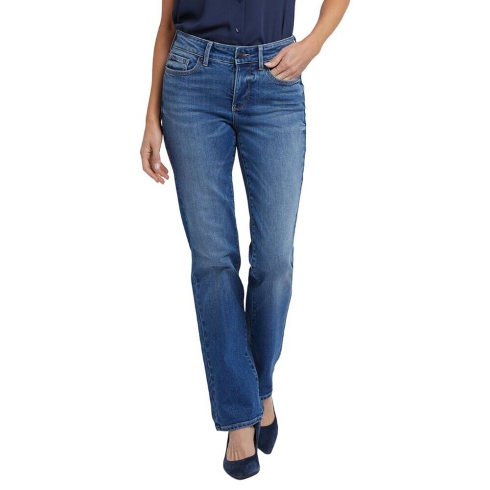 Nydj Womens  Marilyn Picasso Lake Straight Leg Jean